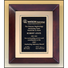 P4270 Cherry finish frame plaque